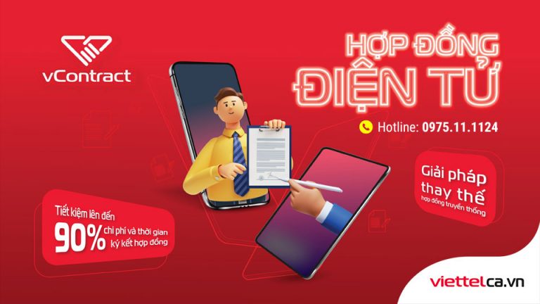 <p style="text-align: center; "><span style="font-family: Arial;"><b>Hợp đồng điện tử Viettel vContract</b></span><br></p>